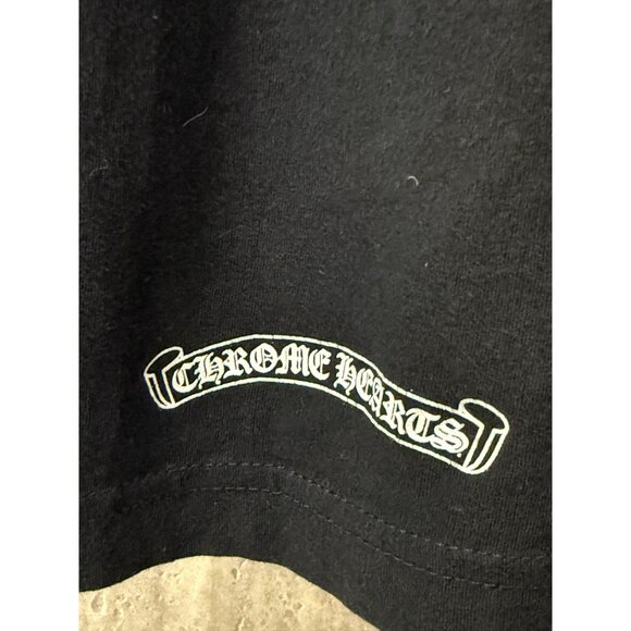 Chrome Hearts Black Long Sleeve Shirt With Pocket & Colorful Graphics - Picture 13 of 15